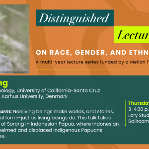 Public Talk with Anna Tsing on Oct. 30, 2025 at CSU LSC Ballroom A