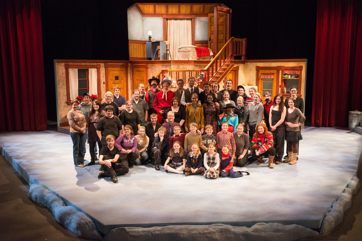 A Christmas Story 2012 Production Photo Entire Cast
