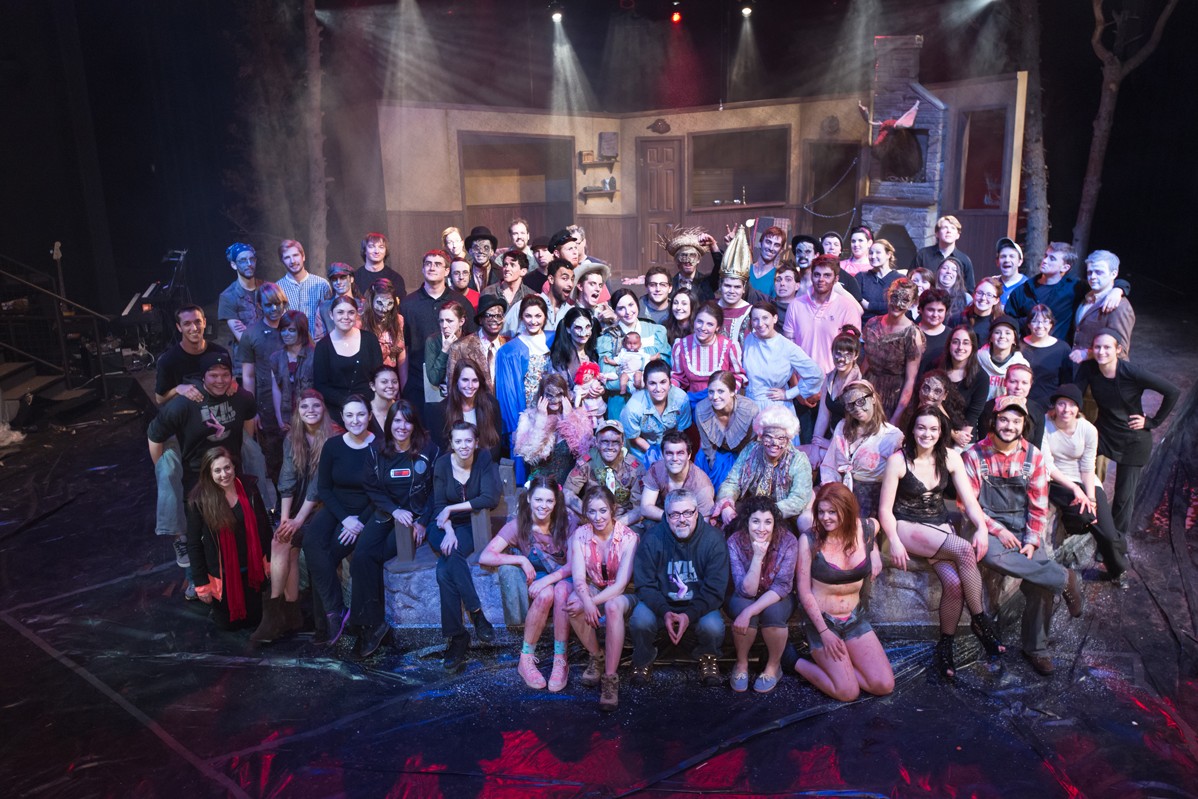 Evil Dead: The Musical 2013 Production Photo - Entire Cast