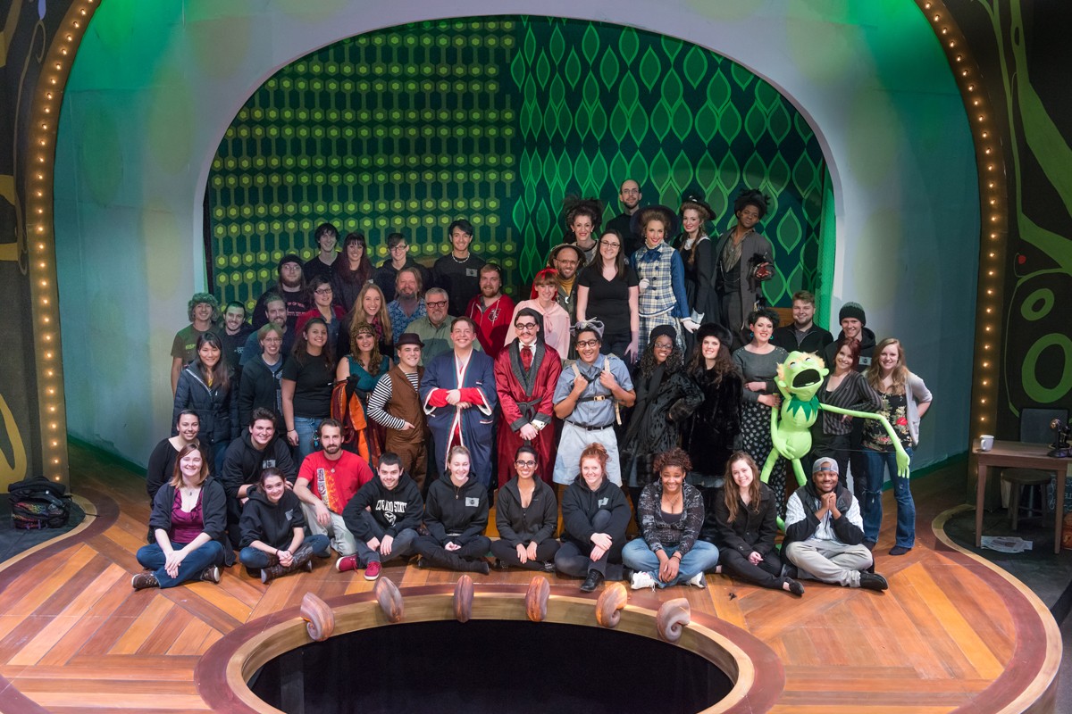 A Year With Frog and Toad 2014 Production Photo - Entire Cast
