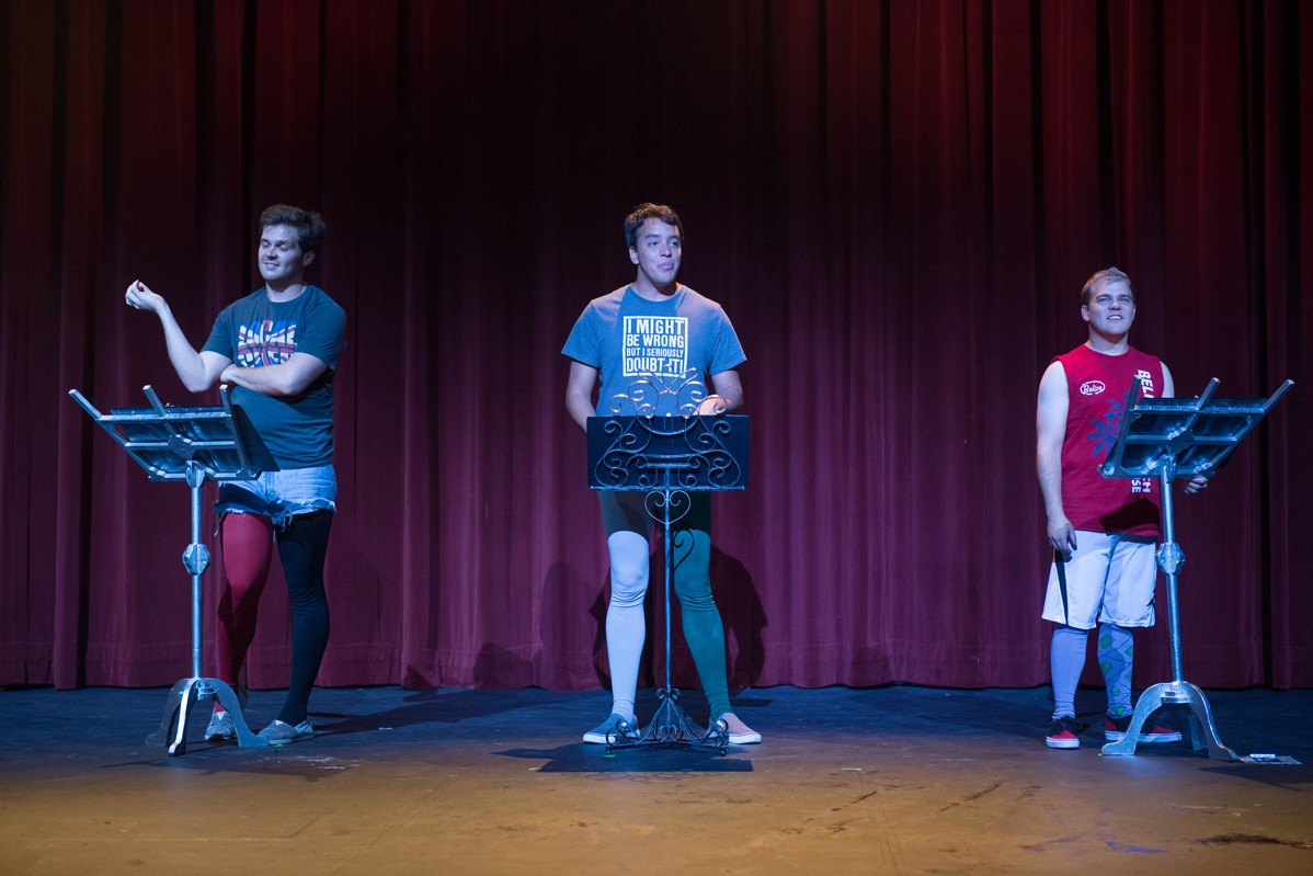 The Complete Works of William Shakespeare Abridged 2014 Production Photo
