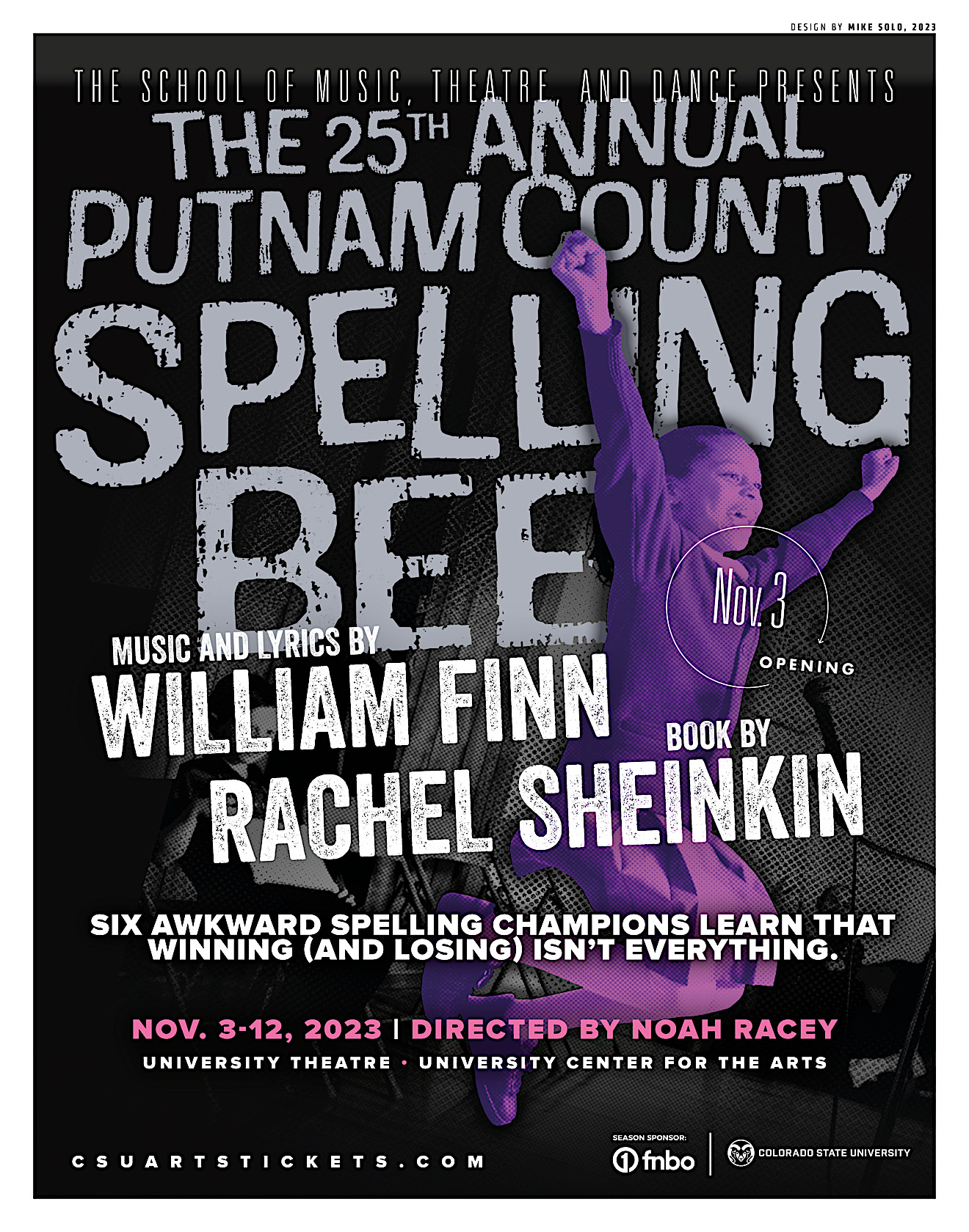 <em>The 25th Annual Putnam County Spelling Bee</em> by Rachel Sheinkin and William Finn