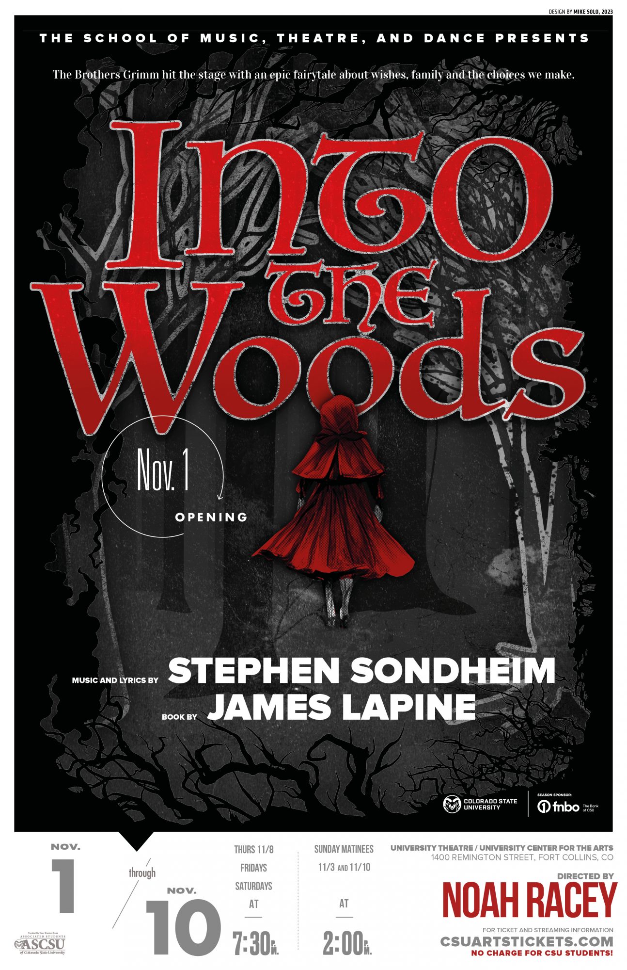 <em>Into the Woods</em> by Stephen Sondheim and James Lapine