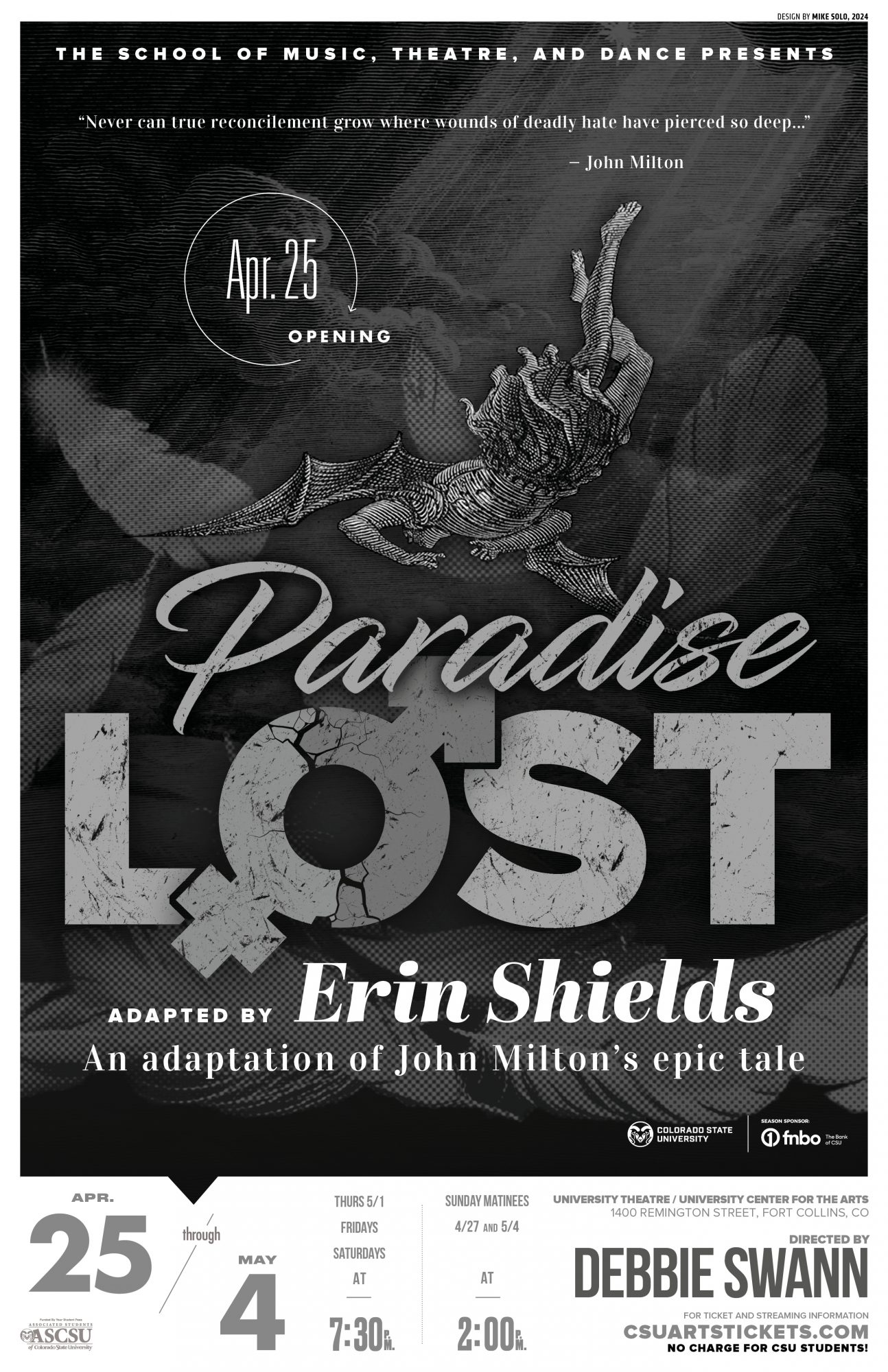 <em>Paradise Lost</em> by Erin Shields: An adaptation of John Milton’s epic tale