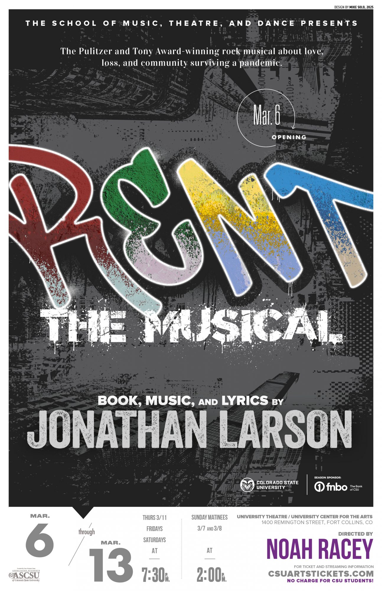 Spring Musical: <em>Rent</em> by Jonathan Larson