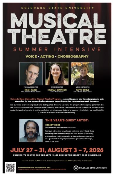2026 Musical Theatre Summer Intensive promotional poster
