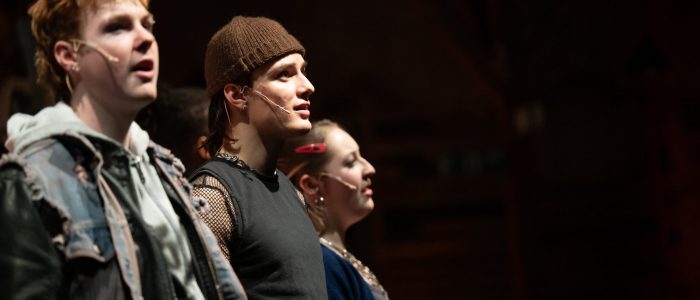 CSU Theatre students in the production of Rent